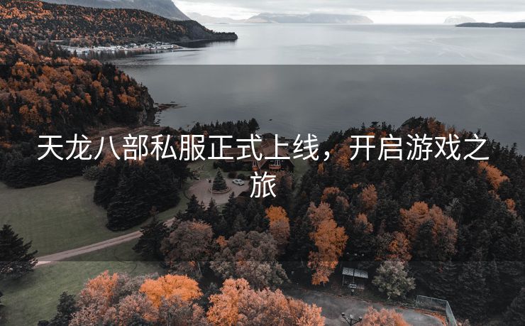 天龙八部私服正式上线，开启游戏之旅